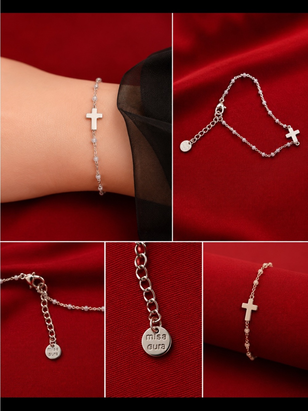 Rosa D’Oro silver Dainty Bracelet - Picture 1 of 15
